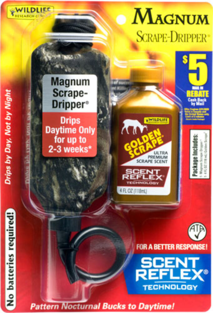 Wildlife Research 386 Magnum Scrape-Dripper Golden Combo 4 oz Dri
