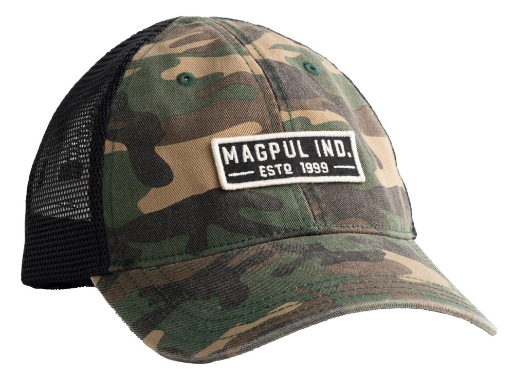 Magpul MAG1260-964 Established Garment Trucker Hat Woodland Camo