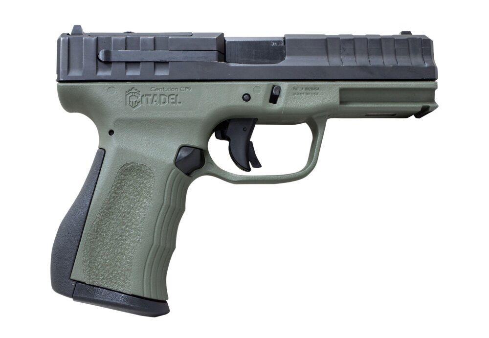 Citadel CITCP9ODG Centurion CP9 Compact Frame 9mm Luger 14+1, 4 B