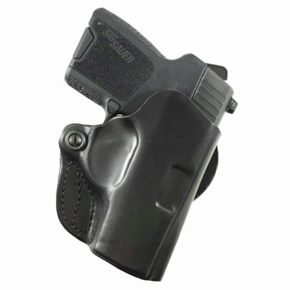 DeSantis Gunhide 019BA37Z0 Mini Scabbard  OWB Black Leather Belt