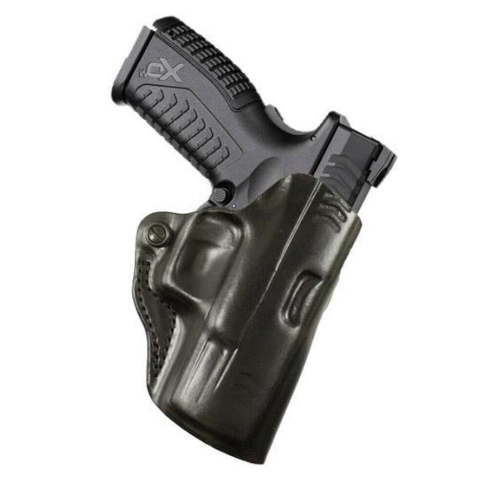 DeSantis Gunhide 019BAY1Z0 Mini Scabbard  OWB Black Leather Belt