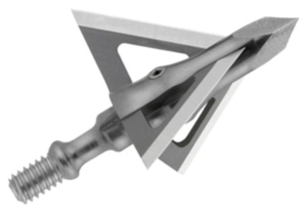 Muzzy 290 Trocar Broadhead 3-Blade Trocar Tip Solid Stainless Ste