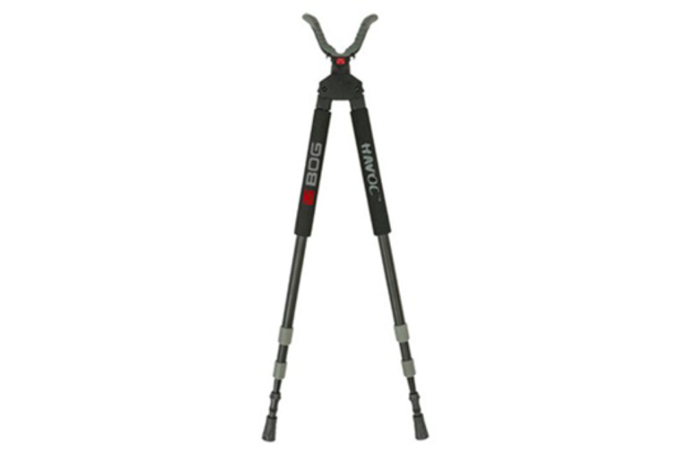 Bog-Pod 1100478 Havoc  Bipod, Black Finished Aluminum with Foam G