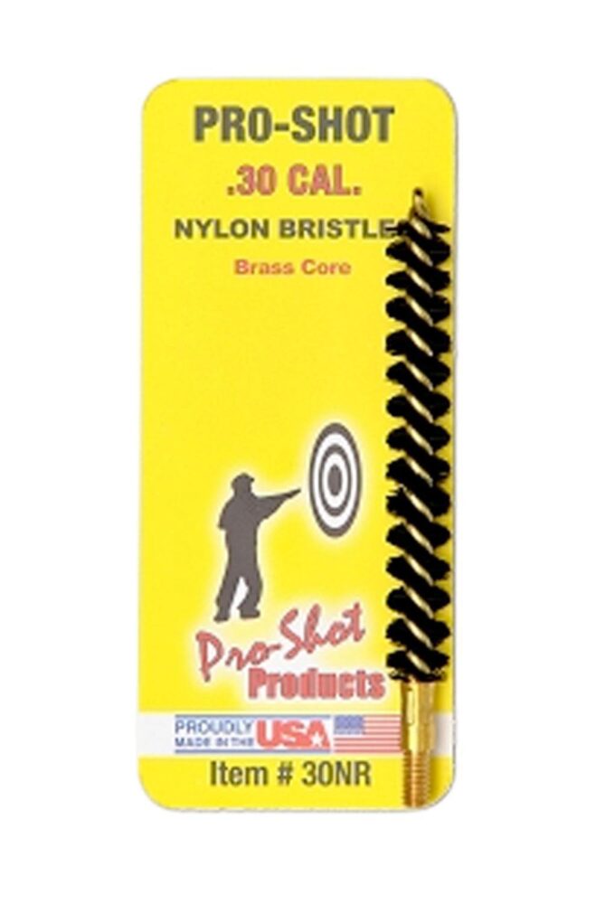 Pro-Shot 30NR Bore Brush  .30/ 7.62mm Cal Rifle #8-32 Thread Nylo