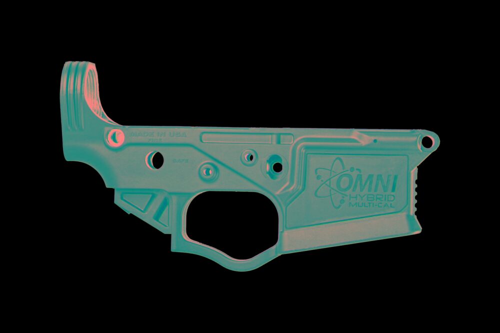 ATI ATIGLOW200 Omni Hybrid Stripped Lower Multi-Caliber Black Ano
