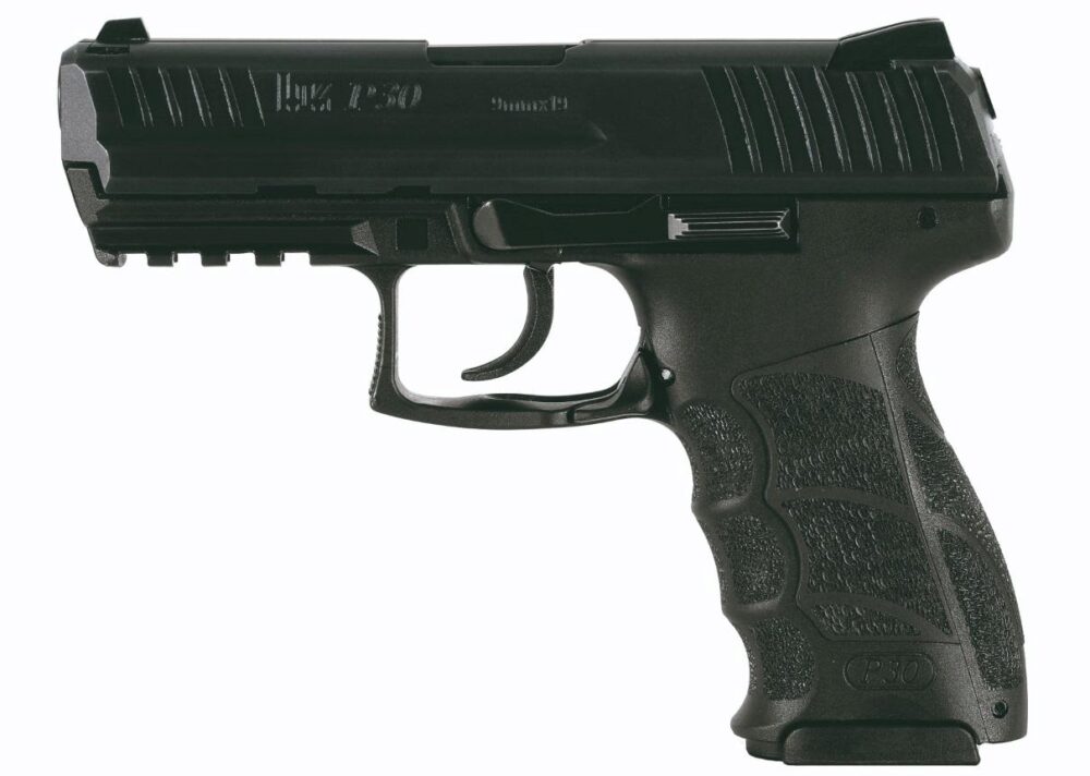 HK 81000103 P30 V1 Light LEM 9mm Luger 17+1, 3.85 Black Polygonal