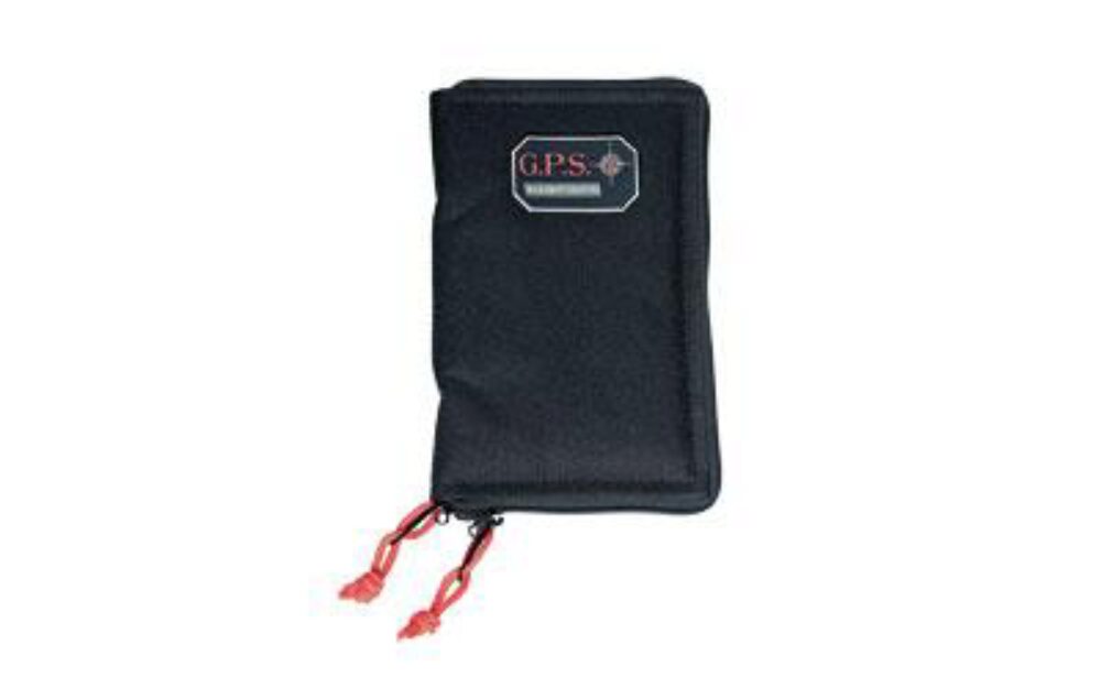 GPS Bags GPS865PS Pistol Sleeve  Medium Black Nylon with Locking