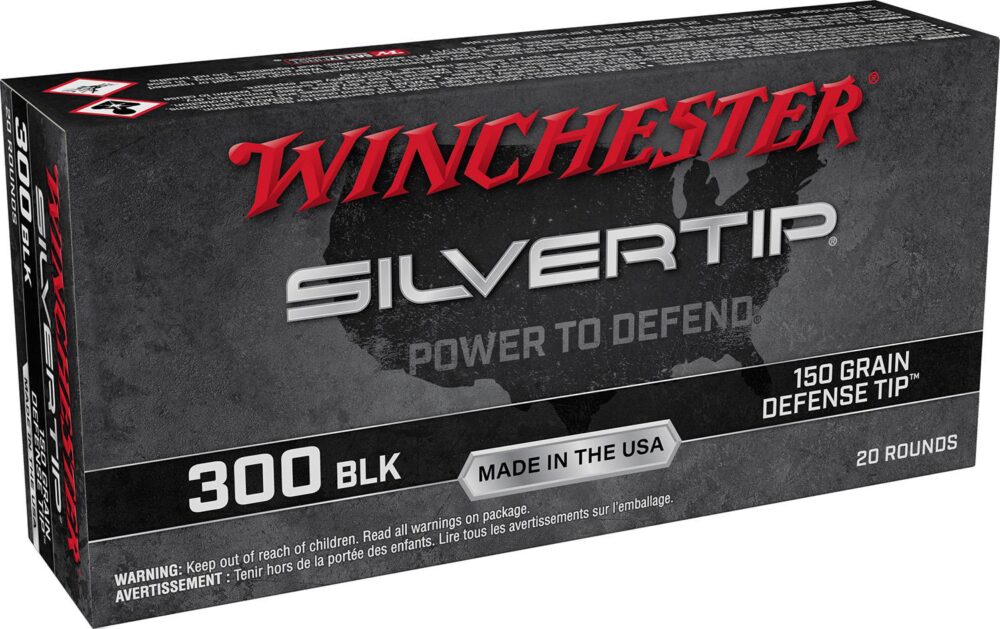 Winchester Ammo W300ST Silvertip  300 Blackout 150 gr Defense Tip