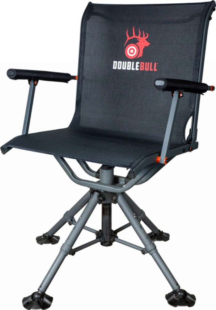 Primos 65166 Double Bull Swivel Seat 360 Degree Swivel Black