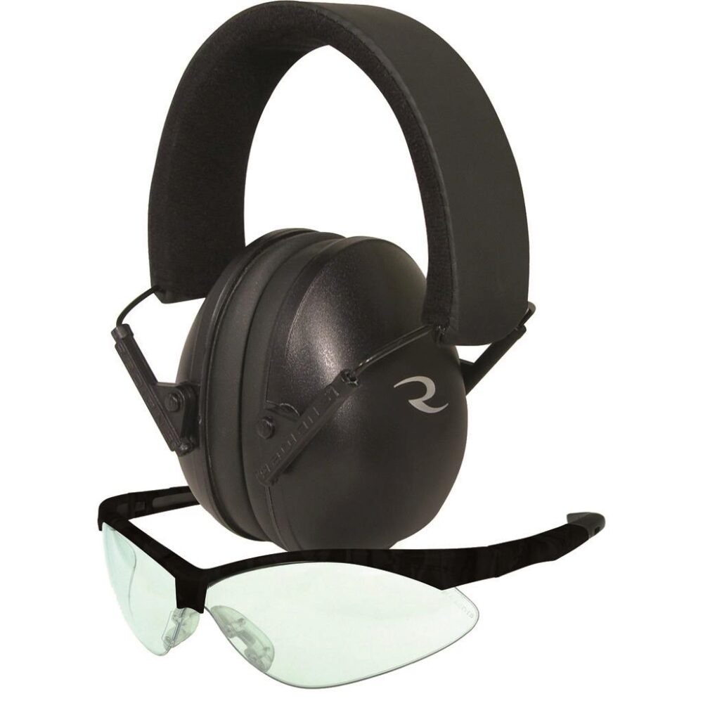Radians LS0100CKCS G4 Junior Shooting Glasses Clear Lens Black Fr