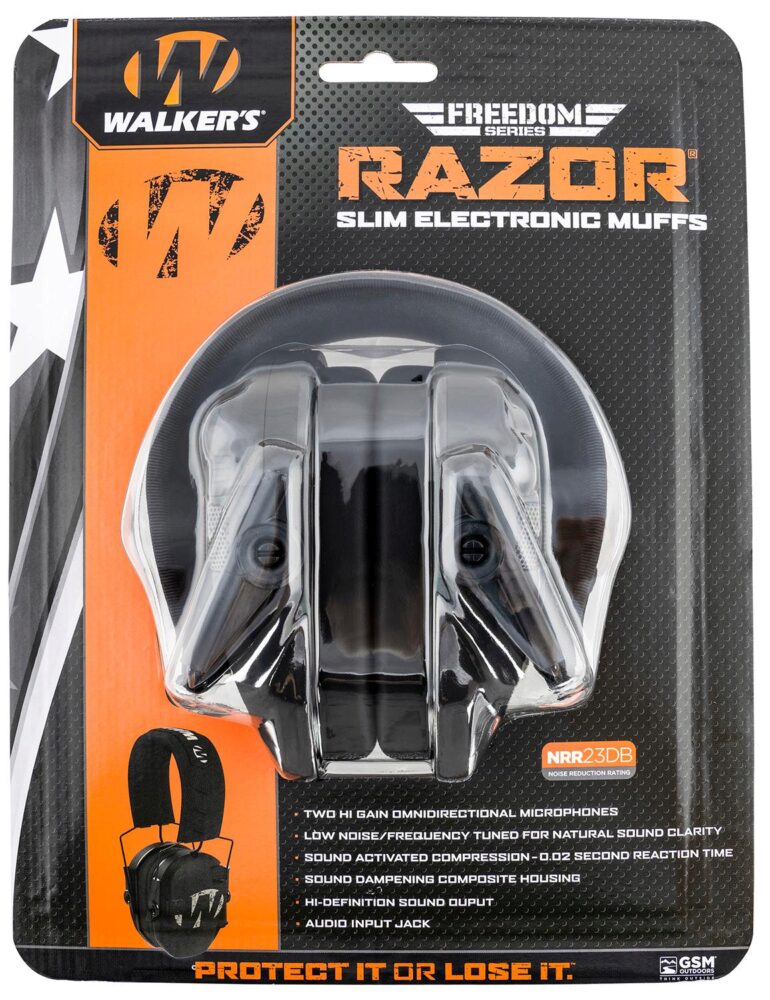 Walker's GWPRSEMFS Razor Slim Electronic Freedom Muff 23 dB Over