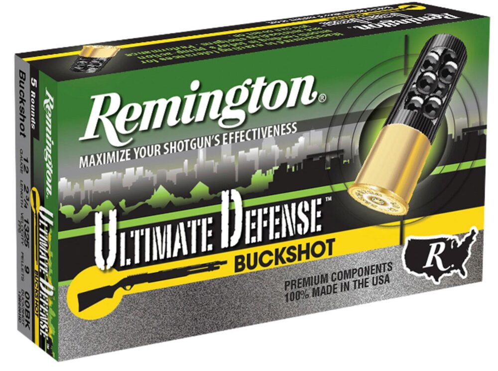 Remington Ammunition 20713 Ultimate Defense Buckshot 12 Gauge 2.7