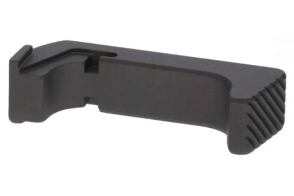 Rival Arms RA72G004D Magazine Release  Extended Silver Aluminum f