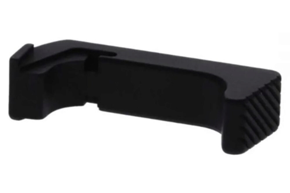 Rival Arms RA72G004A Magazine Release  Extended Black Anodized Al