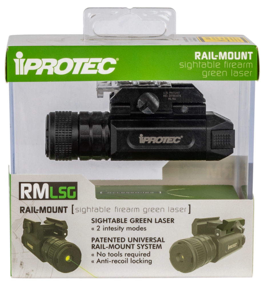 iProtec 6569 RMLSG Rail-Mount Green Laser  Black