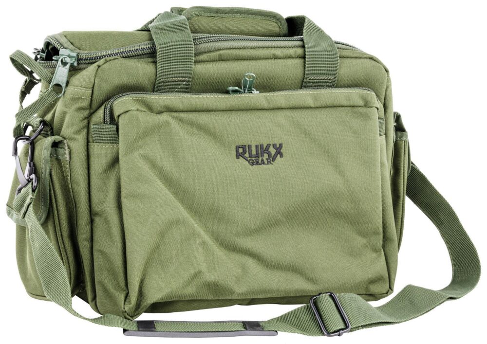Rukx Gear ATICTRBG Tactical Range Bag  Water Resistant Green 600D