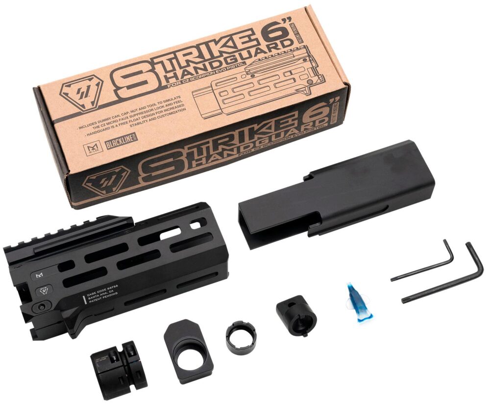 Strike Industries CEVO-HG-6-BK Strike  6 M-Lok Black Aluminum wit