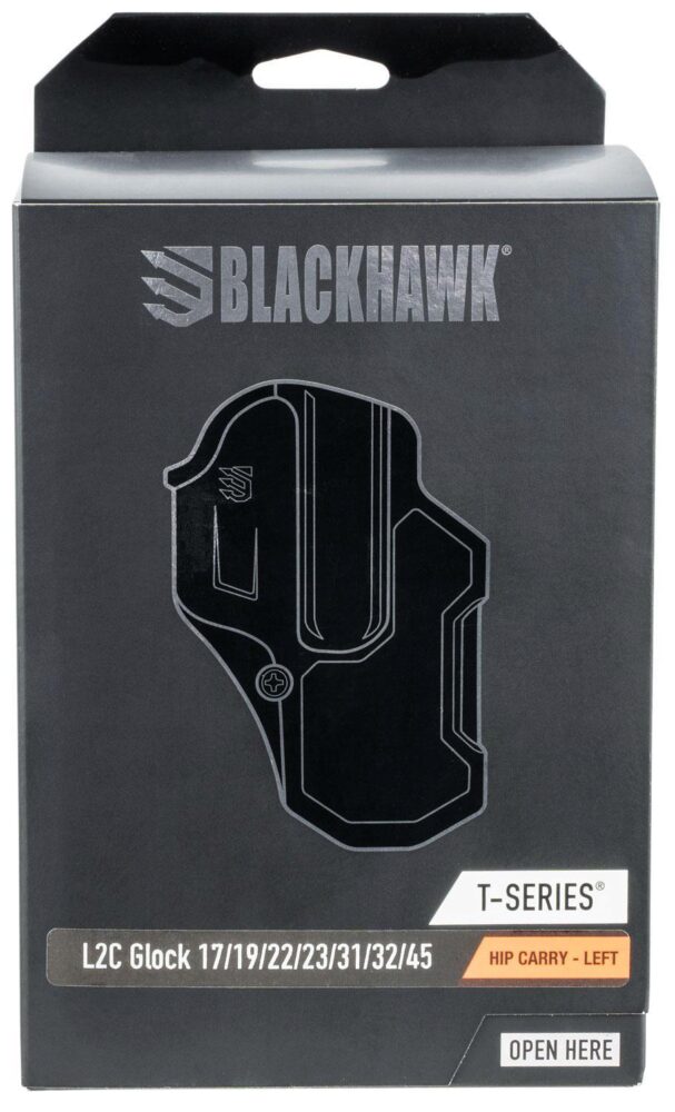 Blackhawk 410700BKL T-Series L2C Non-Light Bearing OWB Black Poly