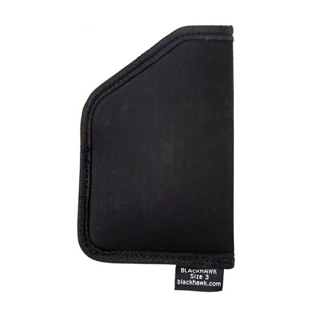 Blackhawk 40TP03BK TecGrip  Pocket Size 03 Black Laminate Fits Ke