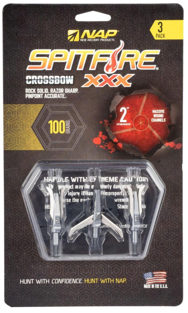 NAP NAP60146 Spitfire XXX  Broadhead 100 GR/ 3 Pack