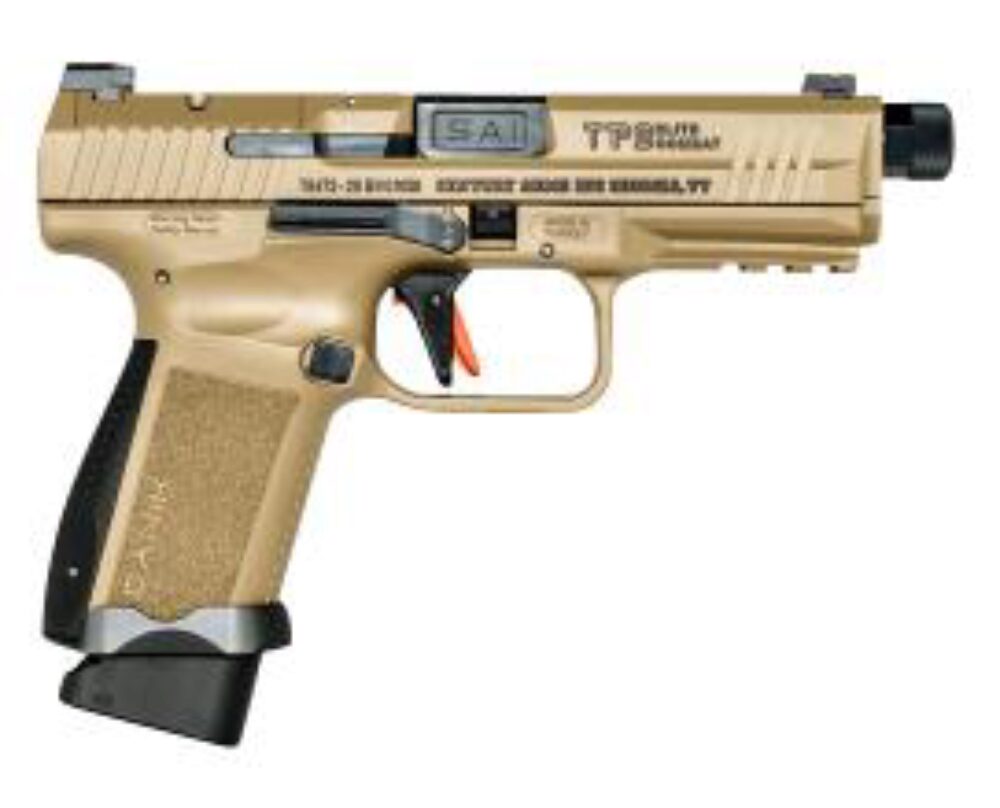 Canik HG6481DN TP9 Elite Combat 9mm Luger 4.73 18+1 Overall Flat