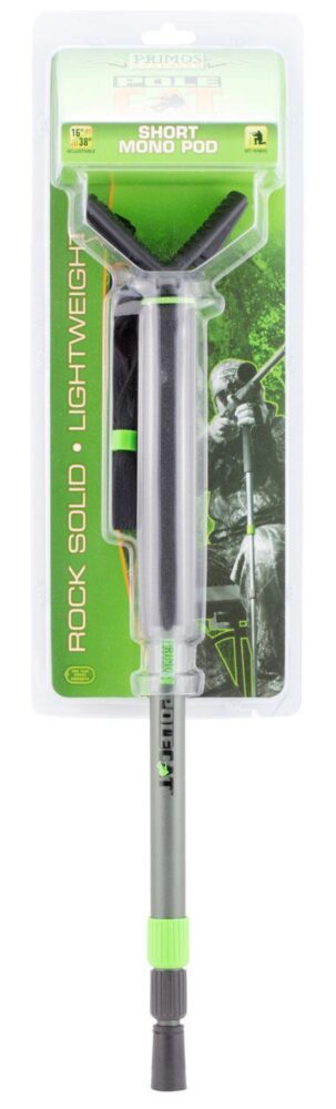 Primos 65480 Pole Cat  Shooting Stick, Short, Black Aluminum, 16-