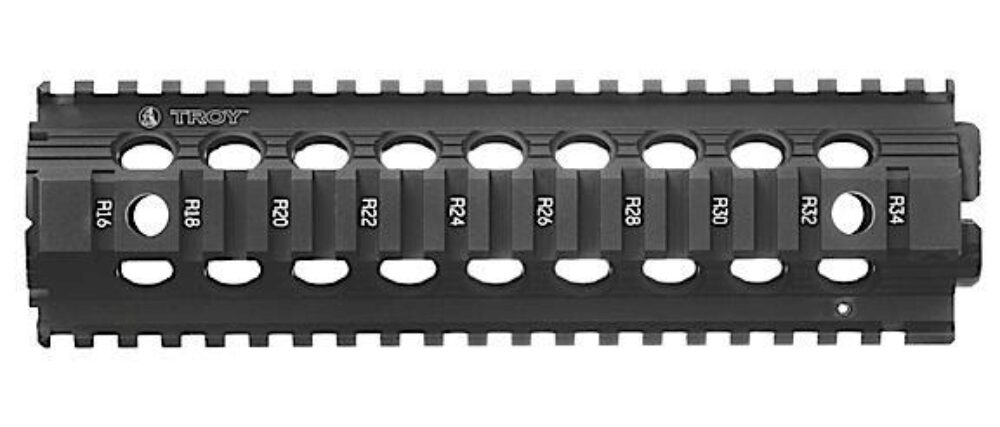 Troy Ind SRAIMRFD9BT00 Drop In Accessory Rail AR-15 Black Hardcoa
