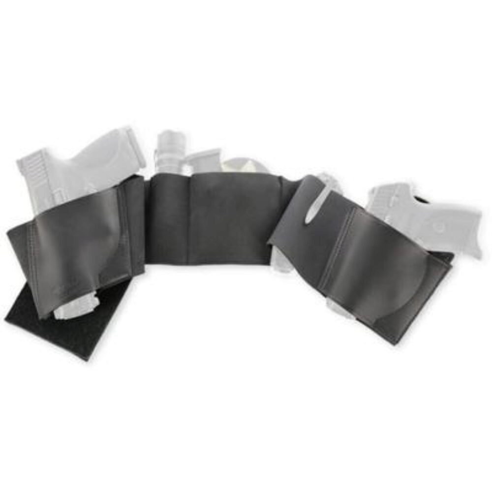 Galco UWERBKSM UnderWraps Elite Black Small Leather/Nylon Handgun