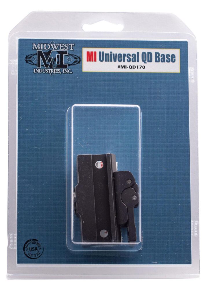 Midwest Industries MIQD170 Universal QD Base  Black Hardcoat Anod