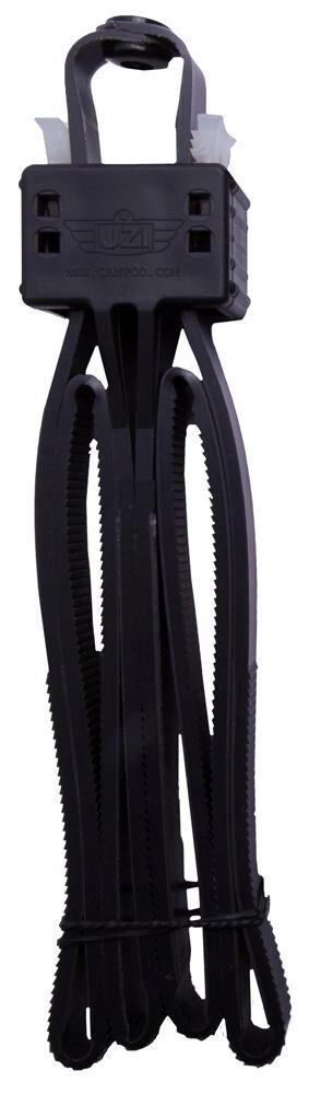 Uzi Accessories UZIFLXCB Flex Cuff  Black Polymer Adjustable
