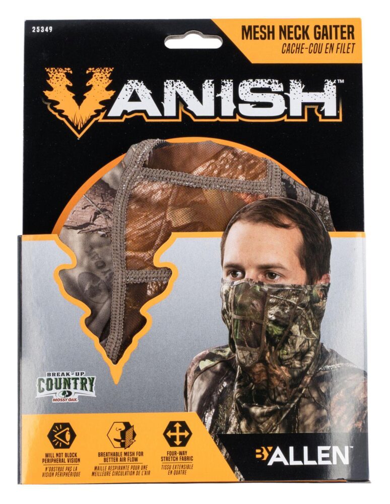 Vanish 25349 Neck Gaiter  Mossy Oak Break-Up Country Mesh OSFA