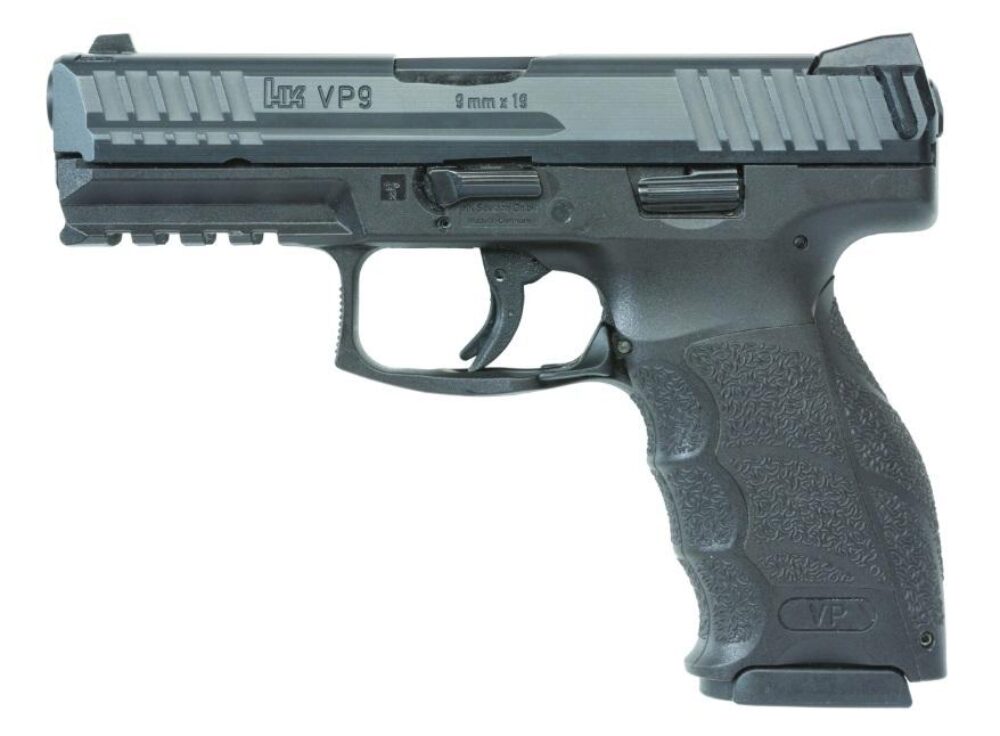 HK 81000224 VP9  9mm Luger 4.09 10+1 (3) Black Steel Slide Black