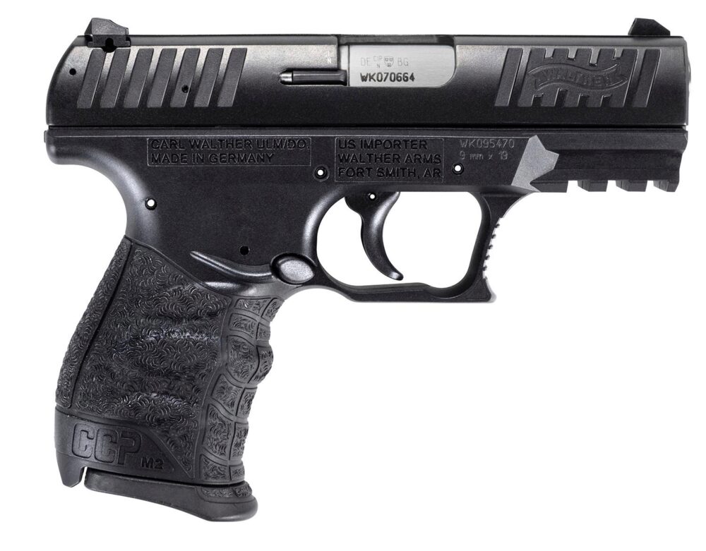 Walther Arms 5083500 CCP M2 + 9mm Luger 8+1 3.54 Barrel, Polymer