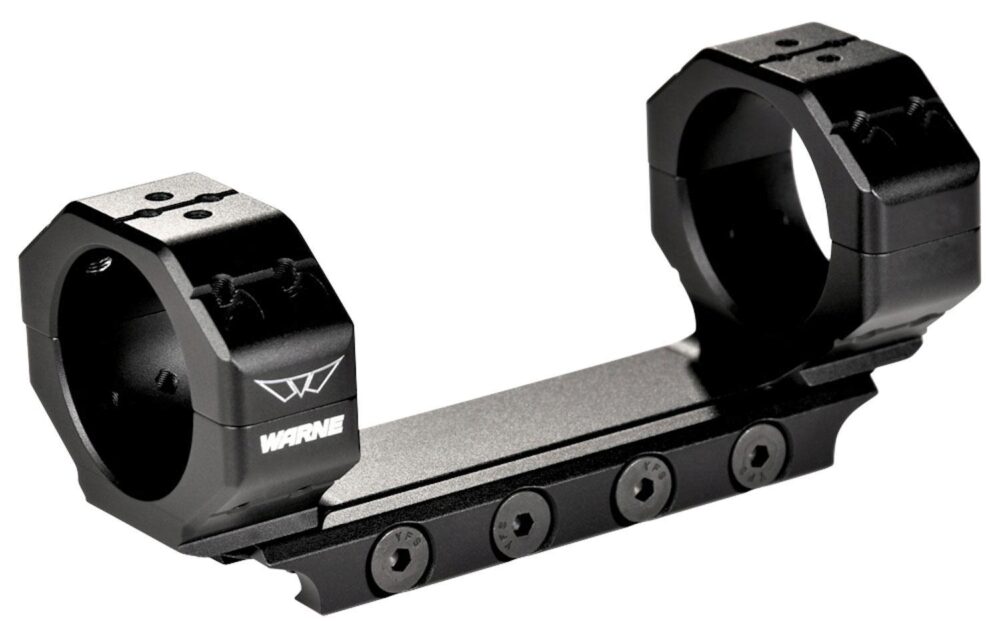 Warne 7841M Precision Mount Scope Mount/Ring Combo Black Anodized