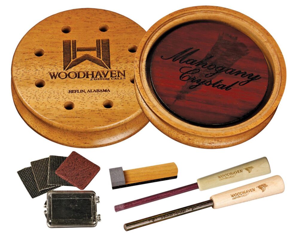 Woodhaven WH355 Mahogany Crystal  Friction Call Attracts Turkeys
