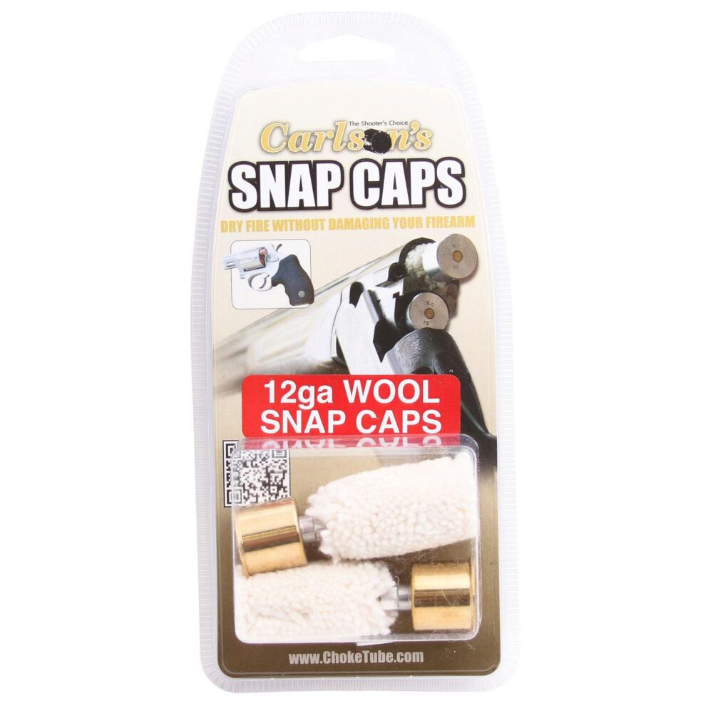 Carlson's Choke Tubes 00108 Snap Cap  12 Gauge Wool/Brass Base 2