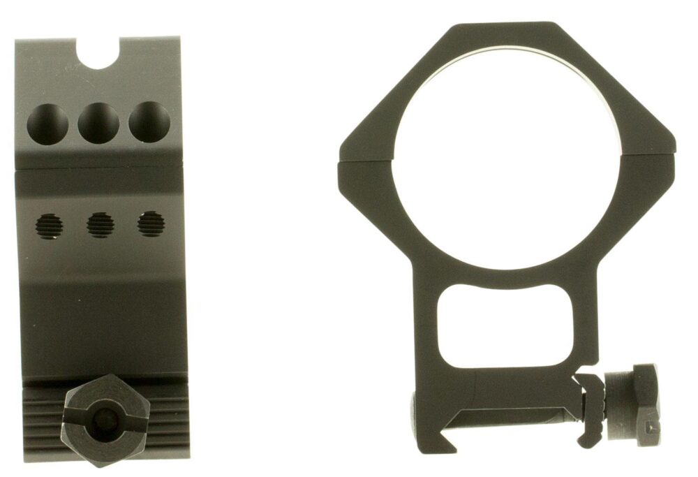 Weaver Mounts 99686 Six-Hole Skeleton Rings  Matte Black 34mm Ext