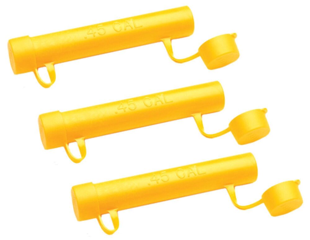 CVA AC1617 Speed Loader Magnum 45 Cal Pellets Yellow Plastic 3 Pe