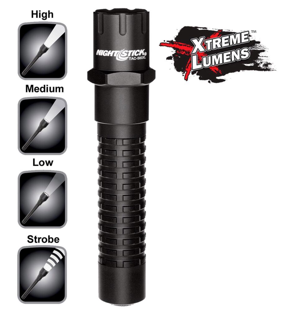 Nightstick TAC560XL Metal Multi-Function Tactical Flashlight-Rech