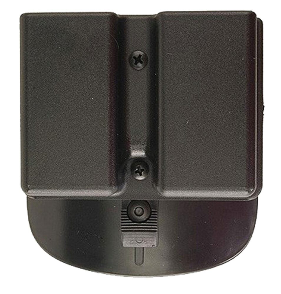 Uncle Mike's 51362 Kydex Double Mag Case Double Black Kydex Paddl