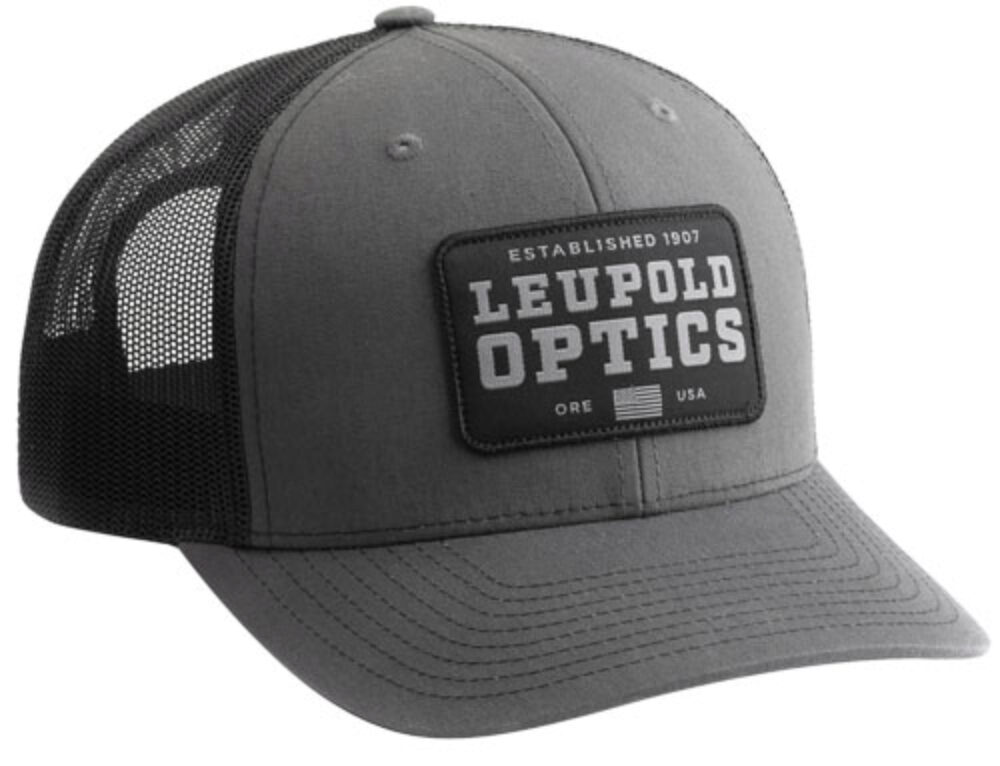 Leupold Established 1907 Trucker Hat Grey/Black