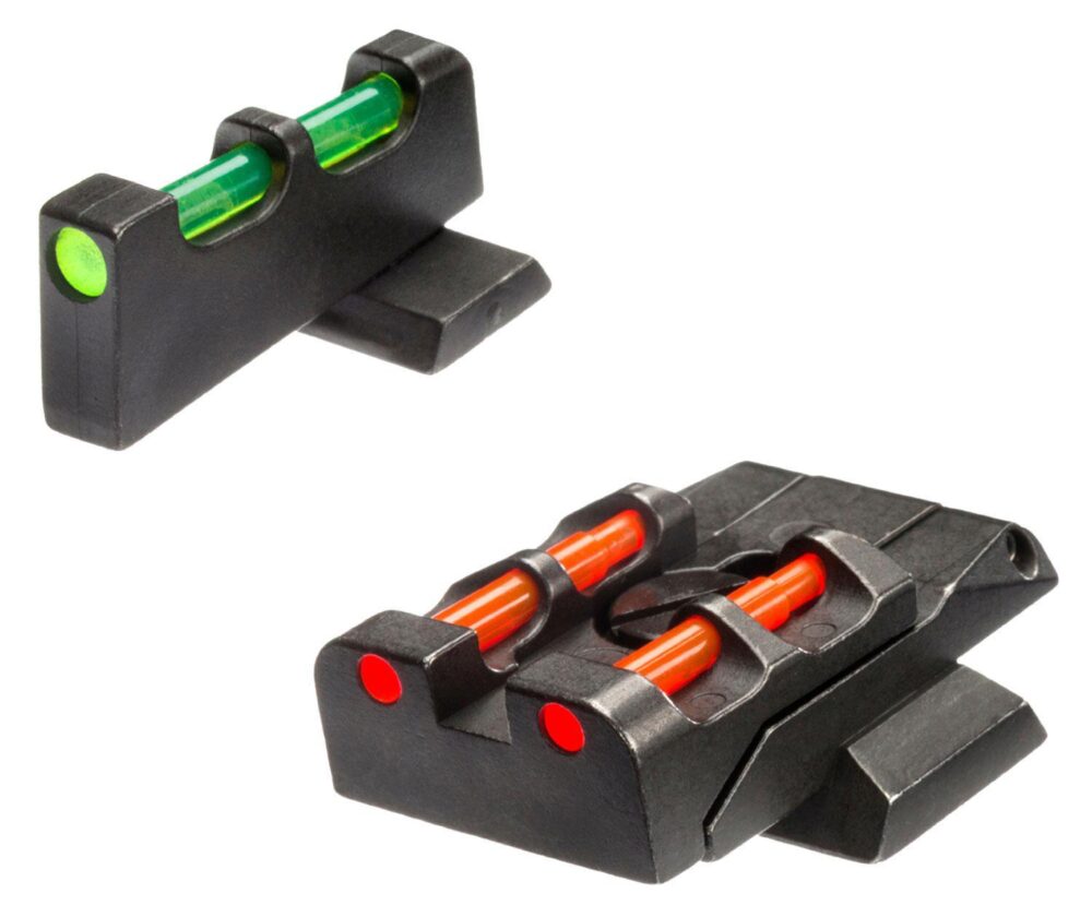 HiViz SWMPE21 S&W M&P Adjustable Sight Set  Black | Green Interch