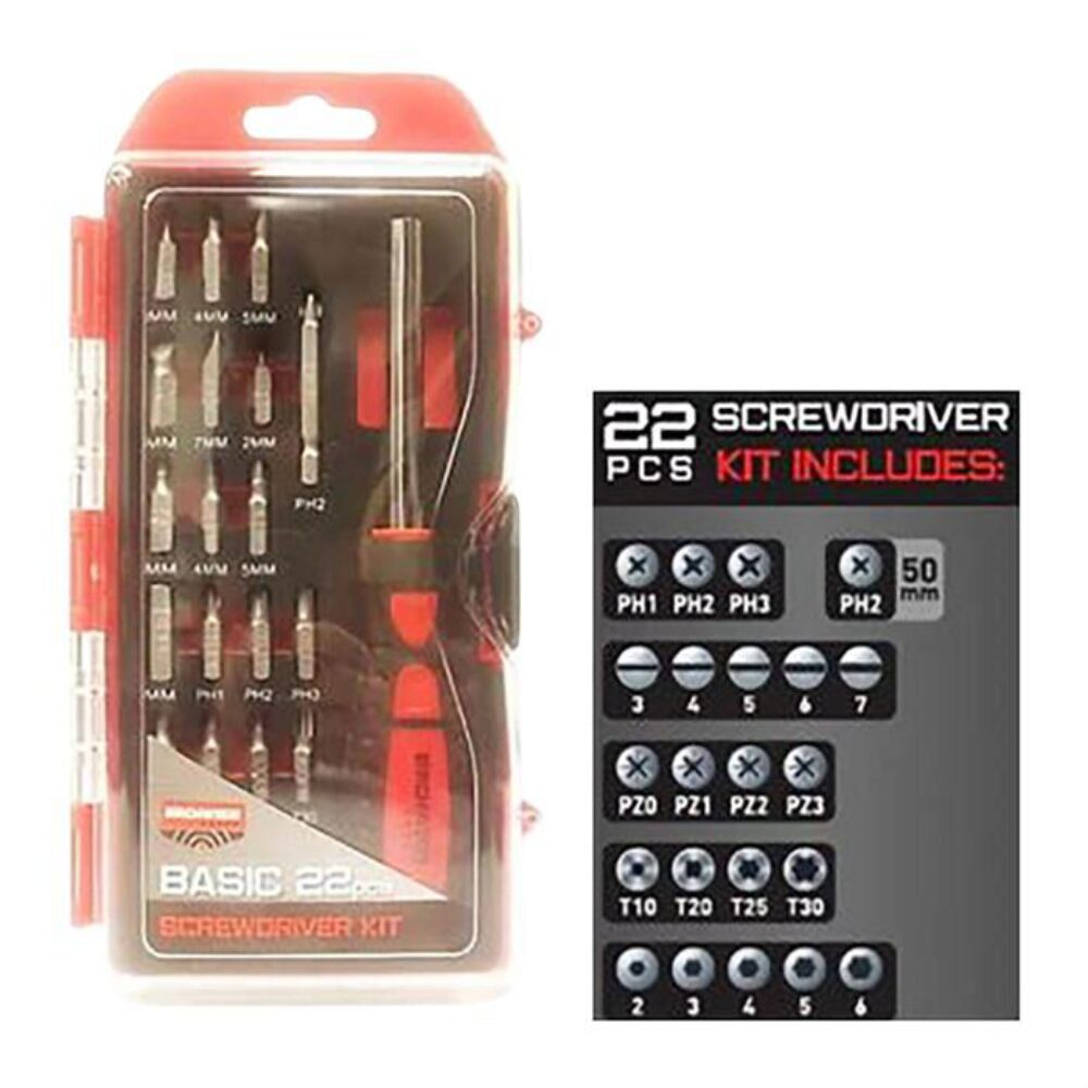 Birchwood Casey BSDS Basic Screwdriver Kit  22 Pieces Includes Sl