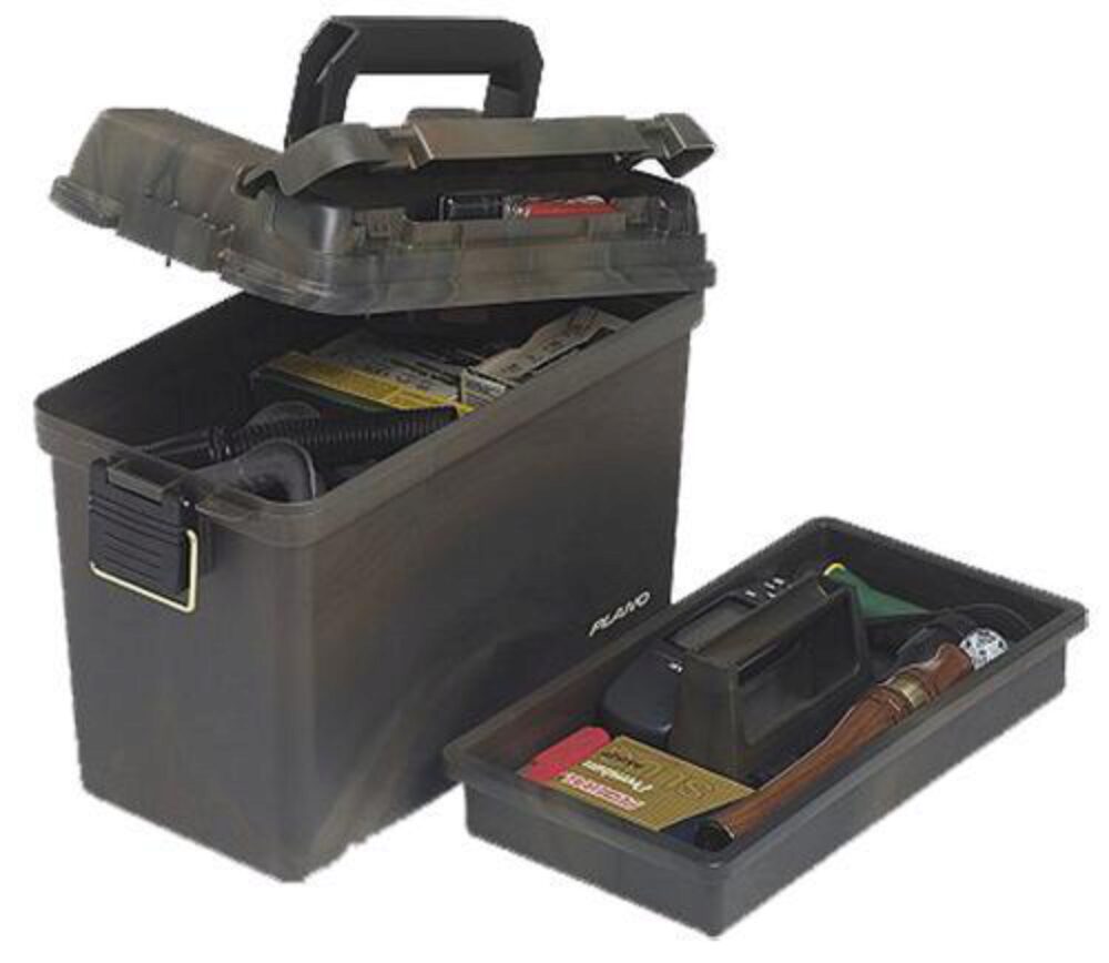 Plano 161200 Plano Field Box Portable Deep 6 Boxes 3 Shells Plast