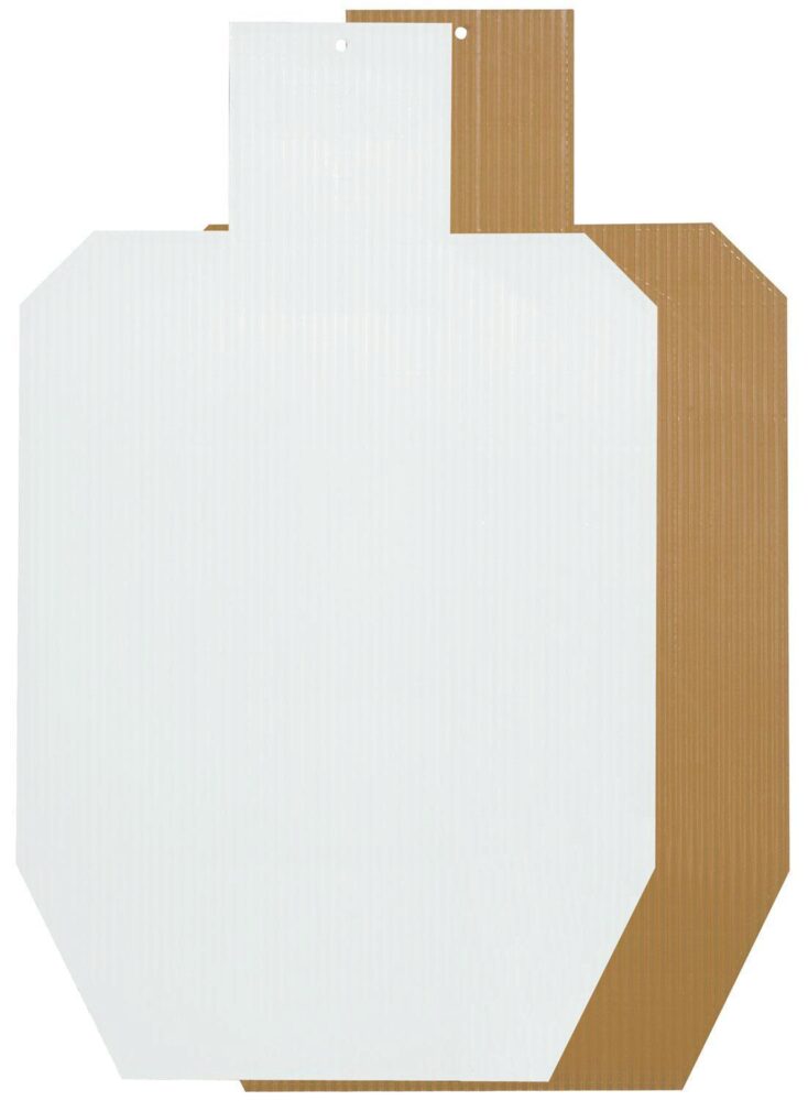 Birchwood Casey 38459 Sharpshooter  Brown/White Pistol/Rifle ISPC
