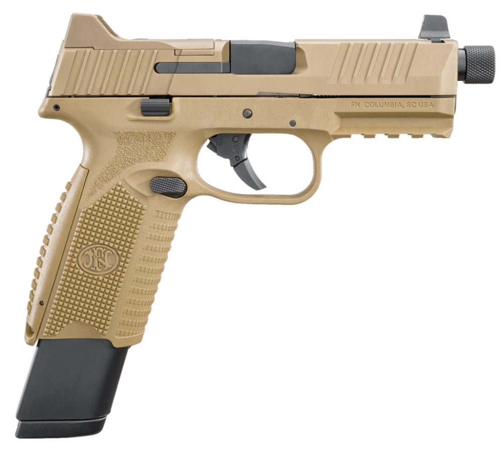 FN 20100063 FNS Compact 10rd 9mm Luger Black/Flat Dark Earth Stee