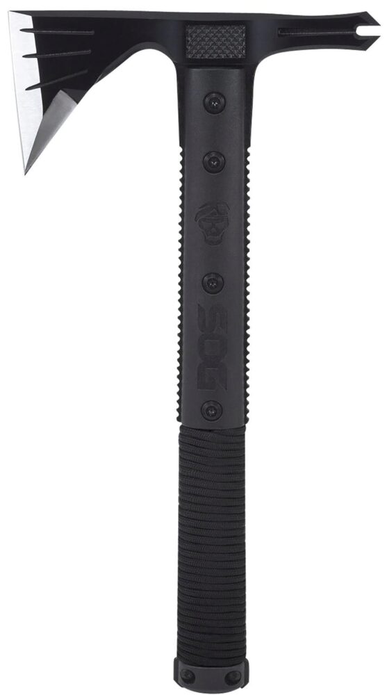 S.O.G SOGSK1001CP Survival Hawk 3 Blade 2Cr13MoV SS Blade Black w