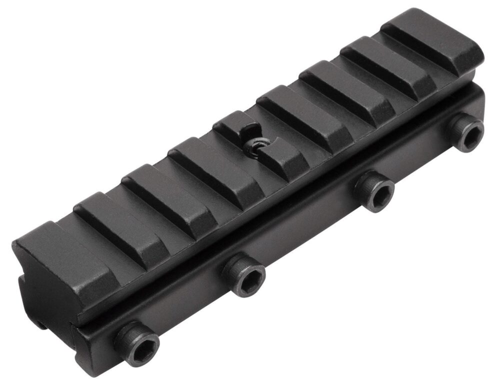 TruGlo TG8953B 3/8 In.  to Picatinny Mounting Adapter  Matte Blac