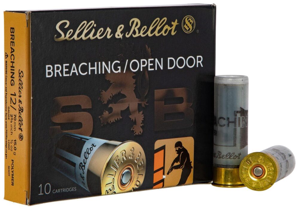 Sellier & Bellot SB12BR Breaching  12 Gauge 2.75 1/2 oz 10 Per Bo