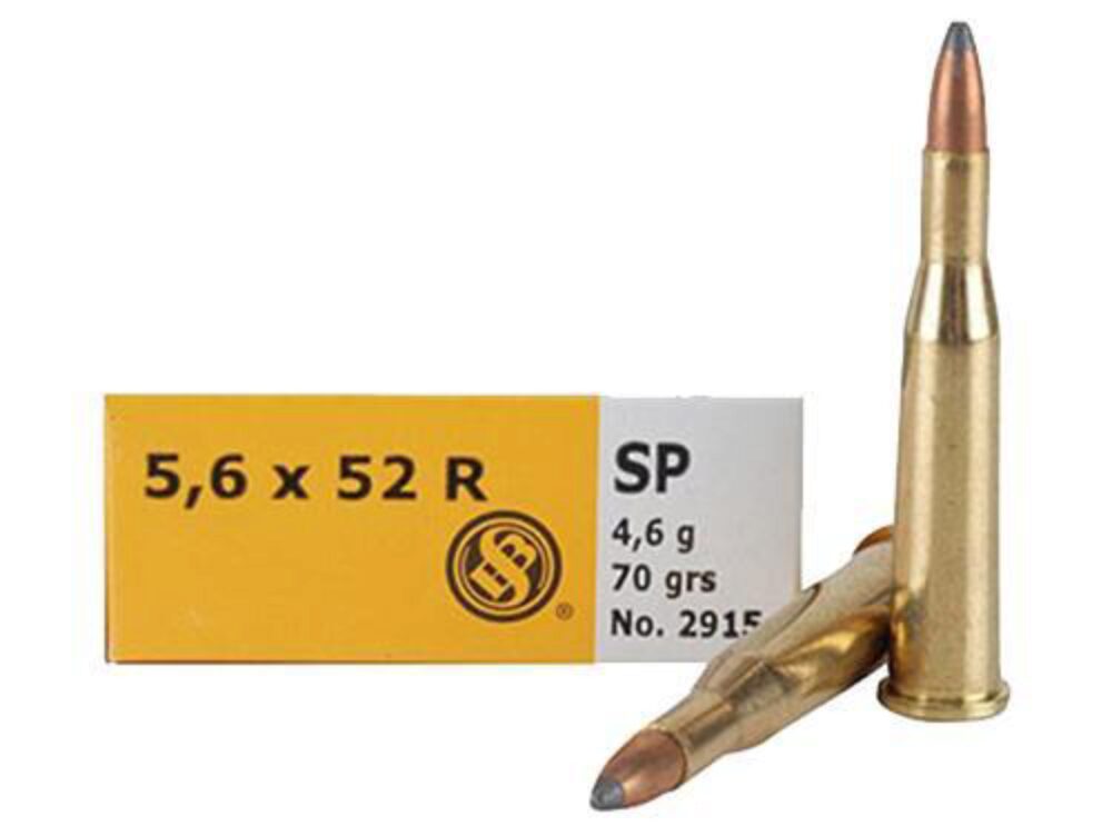 Sellier & Bellot SB5652RA Rifle  5.6mmx52R 70 gr Soft Point 20 Pe